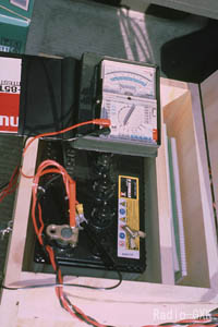 待機電流測定の様子