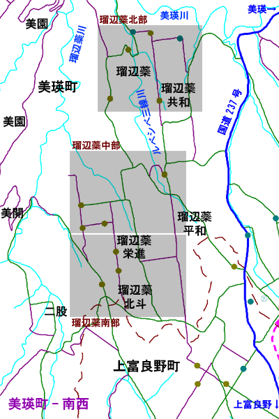 索引地図.美瑛2南西部