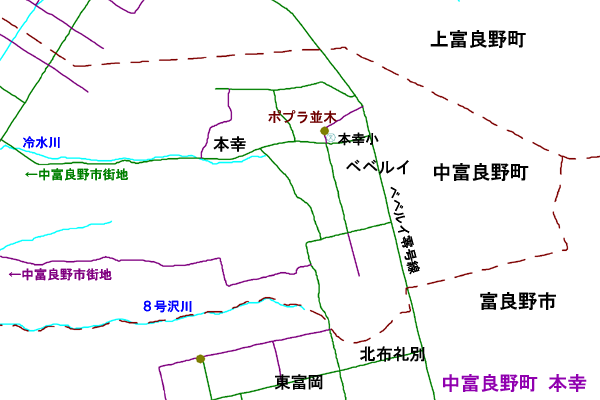 索引地図.中富良野本幸