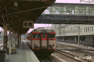 水郡線上り330D 郡山駅 1986年3月8日