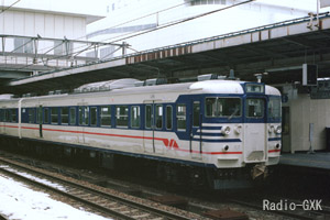 上越線下り 長岡駅 1987年3月9日