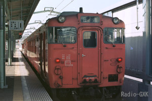 間藤行きキハ40 桐生駅 1987年1月3日