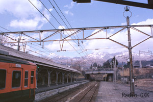 向こうには日光の山々が 1987年3月5日