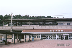 鹿島線の列車の終点 鹿島神宮駅 1987年3月4日